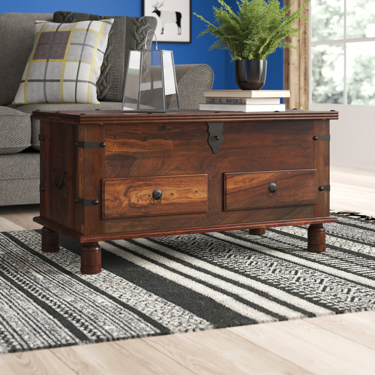 Union Rustic Coffee Table Trunk with Storage & Reviews Wayfair.co.uk